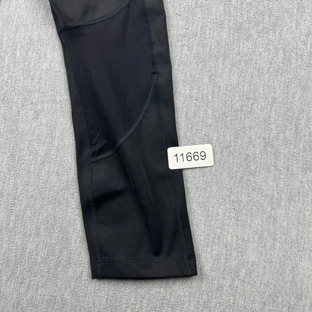 Nike Leggings Womens Small Black Dri Fit Epic Fast Cropped‎ Capri Training Yoga